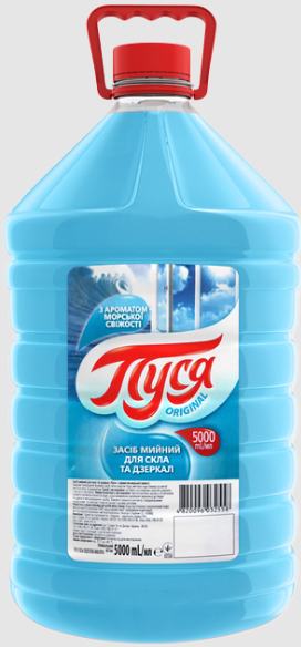 ПУСЯ Засіб для скла Морська свіжість 5000 мл